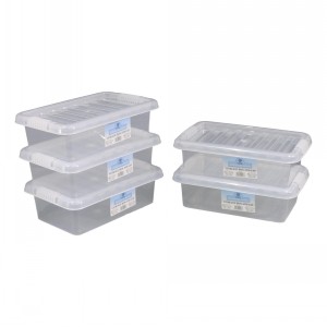 TML Clear Plastic Storage Box & Lid Size 01 (6 Litre)